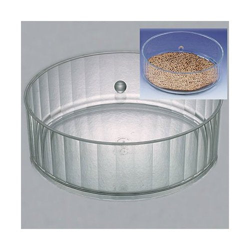 Lucite Round Matzah Box with Cover Small (P-MBX) - Riverdale Judaica