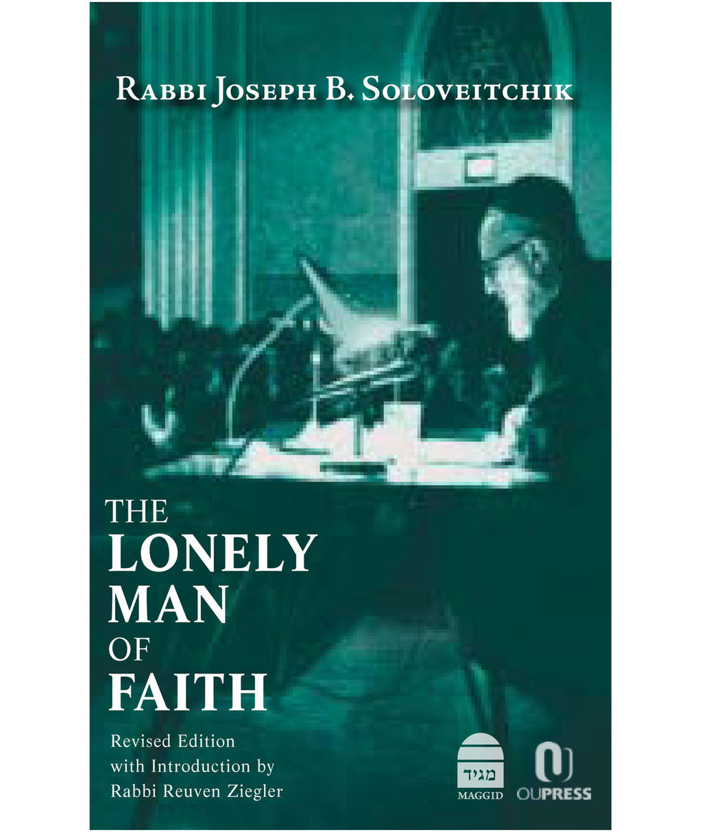 The Lonely Man of Faith Soloveitchik (BKE-TLMOF) - Riverdale Judaica