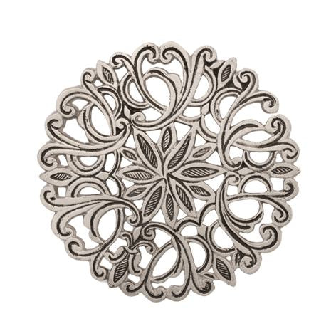 Aluminum Trivet Round (EM-MHP9) - Riverdale Judaica
