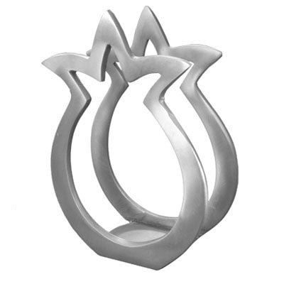 Aluminum Napkin Holder Pomegranate Shape (EM-NHM1) - Riverdale Judaica