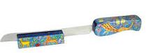 Emanuel Challah Knife & Stand Oriental (EM-NS-3) - Riverdale Judaica