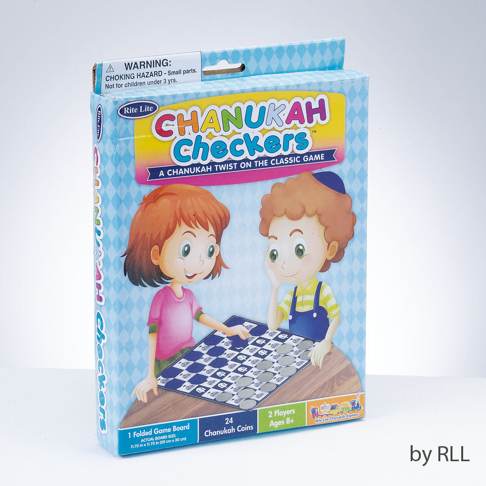 Chanukah Checkers Game