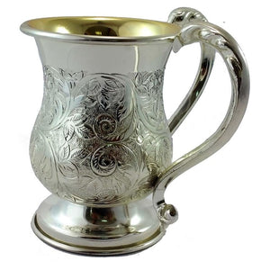 Karshi Silverplate Washing Cup (WC-1252) - Riverdale Judaica