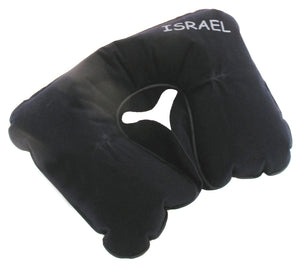 Israel Traveling Blow up Neck Pillow (26259) - Riverdale Judaica