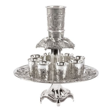 Silver plated Wine Fountain 8 cups 5053