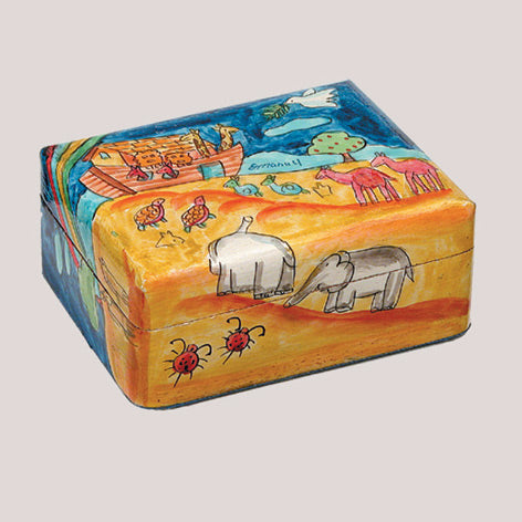 Noah's Ark Travel Candlestick Box