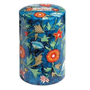 Yair Emanuel Round Tzedakah (Charity) Box -Flowers TZR-5 - Riverdale Judaica