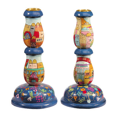 Medium Jerusalem Candlesticks