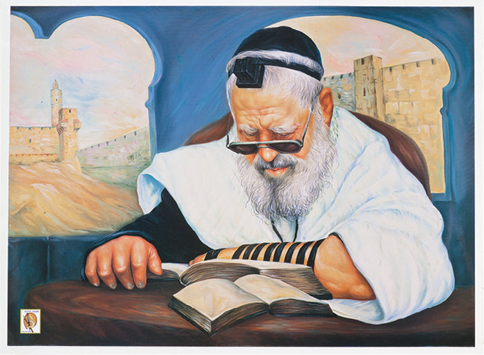 Laminated Poster 20" x 28"-- Rav Ovadia Yosef (P840)