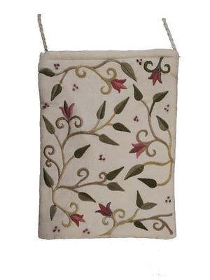 Gold Jerusalem Embroidered Bag (EM-PB1G) - Riverdale Judaica