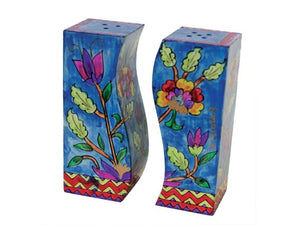 Flowers Salt and Pepper Shaker - Riverdale Judaica
