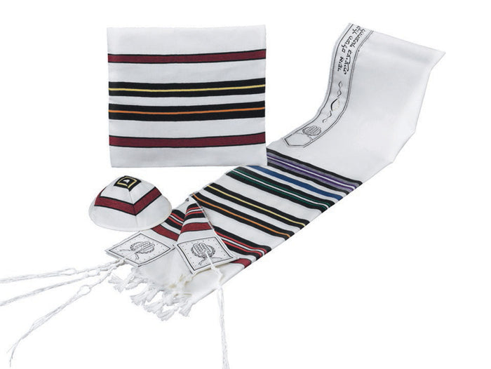 Bnei Ohr Multicolored Tallis - 3 Color Options