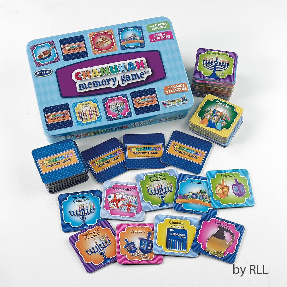 Chanukah Memory Game in Collectible Tin