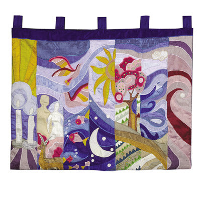 The Seven Days of Creation Extra Large Wall Hanging