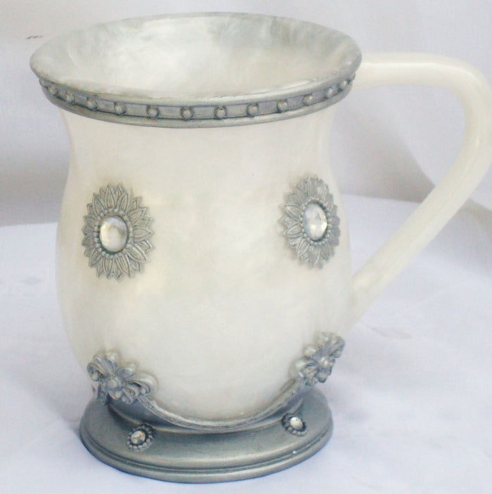 Pearl Acrylic Wash Cup Big diamond (WC-AVI122)
