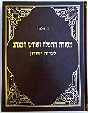Mesoret Hatefillah מסורת התפלה ושורש המנהג ע מלמד (BK-MHVH) - Riverdale Judaica