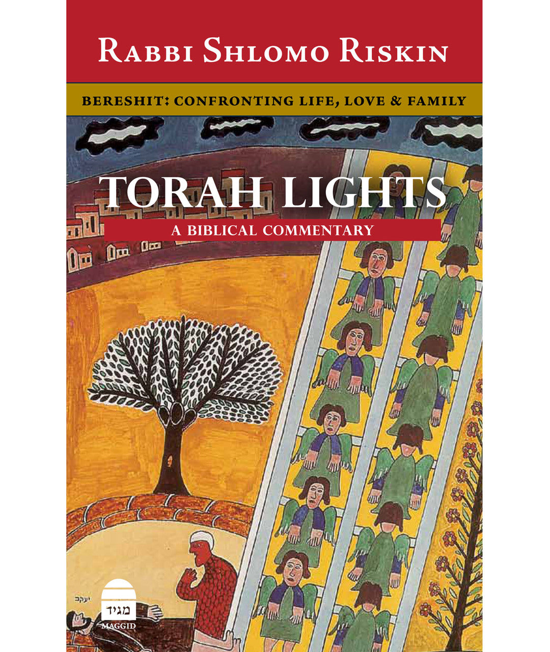 Torah Lights Bereshit Confronting Life, Love & Family By: Shlomo Riskin ( BKE-TL1 ) - Riverdale Judaica