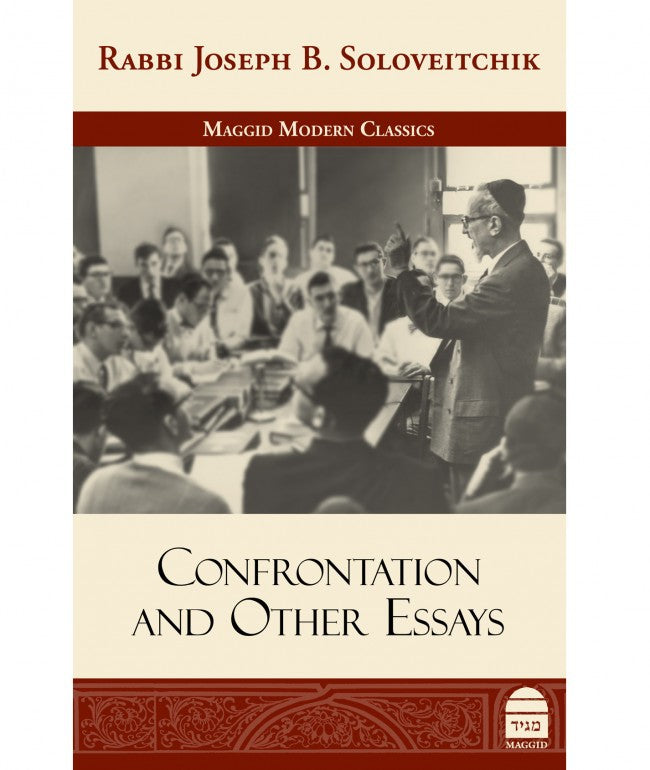 Confrontation And Other Essays by Rabbi Joseph B. Soloveitchik (BKE-CAOE) - Riverdale Judaica