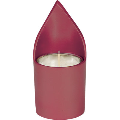 Anodize Memorial Candle Holder Maroon (EM-NNM5)