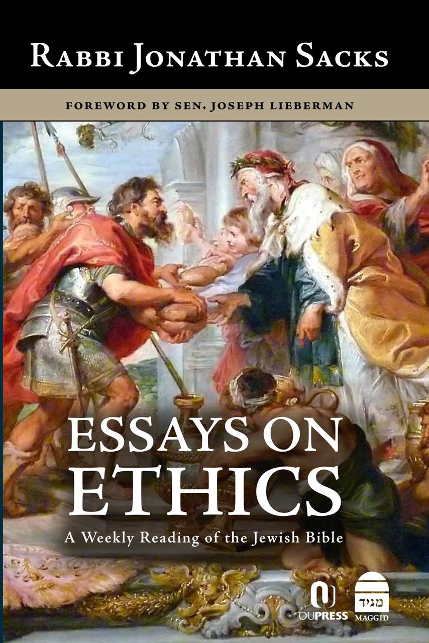 Essays On Ethics by Rabbi Jonathan Sacks (BKE-EOE) - Riverdale Judaica