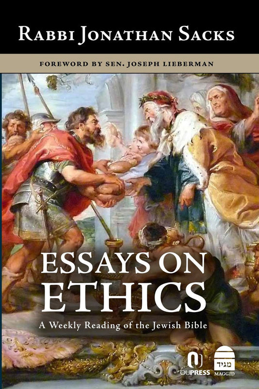 Essays On Ethics by Rabbi Jonathan Sacks (BKE-EOE) - Riverdale Judaica