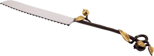 Emanuel Knife with Copper Pomegranate Branch (EM-NSC1) - Riverdale Judaica