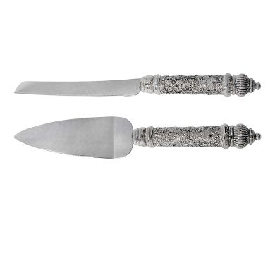 Jerusalem Challa and Cake Knife set