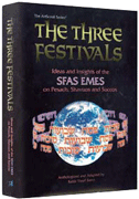 THREE FESTIVALS: SFAS EMES (Hard cover) - Riverdale Judaica