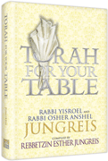 Torah for Your Table [REB. JUNGREIS] (HC) - Riverdale Judaica